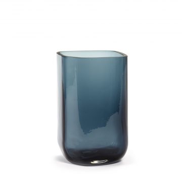 Vase silex bleu à acheter en click and collect à L'Échappée Belle, concept-store à Quimperlé.