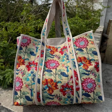 Sacs en coton matelassés