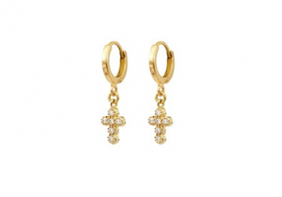 Boucles d'oreilles Croix - Agathe by Zia