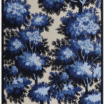 Plaid  Fontainebleau bleu-Inouï Éditions