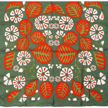 Mini foulard-Mandalay -kaki-Les belles vagabondes