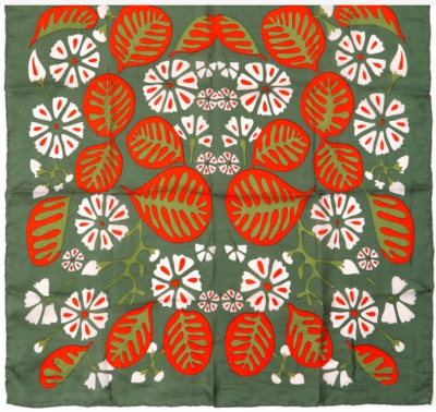 Mini foulard-Mandalay -kaki-Les belles vagabondes