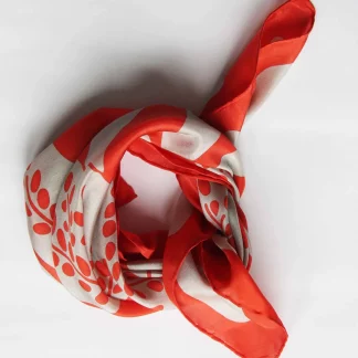 Mini foulard en soie  Peace and Love