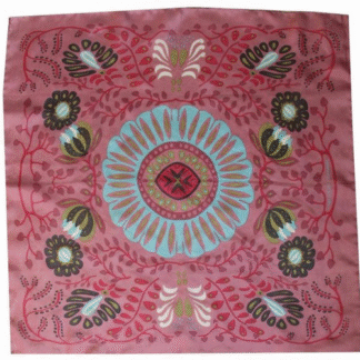 Mini foulard-Manushka-rose-Les belles vagabondes