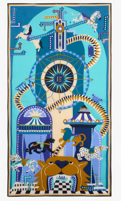 Foulard Rollercoaster- Inouï Éditions