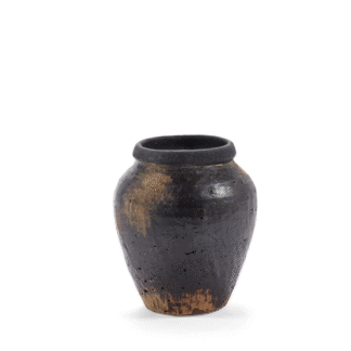 Pot de fleurs 05 terracotta noir