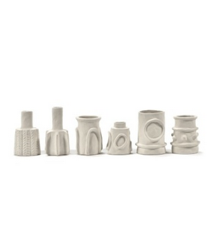 Vases beige Molly -Lot de 6 -Serax