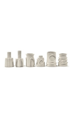Vases beige Molly -Lot de 6 -Serax