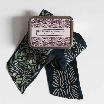 Bandeau Camélia en soie