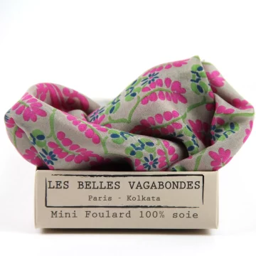 Mini foulard Albertine en soie